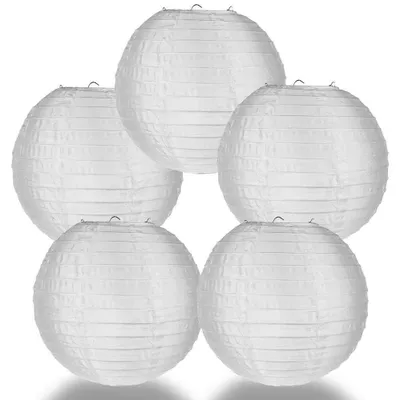 Zdjęcie produktu dla Zestaw lampionów - Klein - Biały - 35 sztuk - Nylon