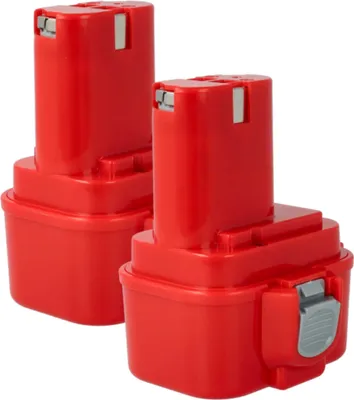 Produktbild von vhbw 2x Akku Ersatz für Makita 9101, 9100, 9100A, 192321-5, 192404-1, 192019-4, 192534-A, 192535-6, 192534-8 für Werkzeug (1500 mAh, NiMH, 9,6 V)