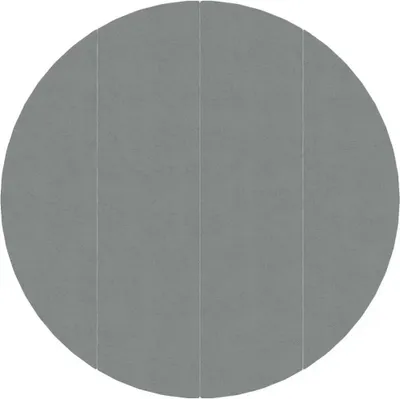 Produktbild von vidaXL Pool-Bodentuch Hellgrau Ø428 cm Polyester Geotextil