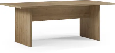 Produktbild von LOANA Esstisch – Rechteckig – Eichenfarbe – 6 Sitzplätze – 200 x 100 x 75 cm