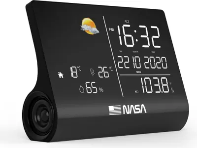 Zdjęcie produktu dla Nasa weather station + speaker BT WSP1300, black