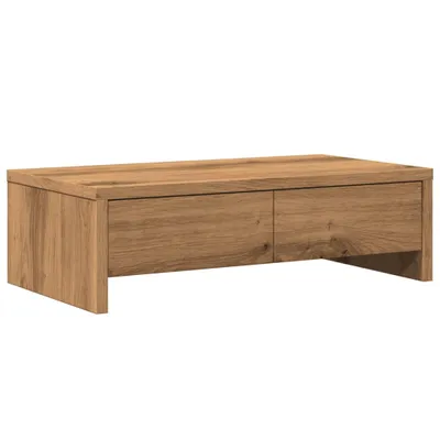 Produktbild von Monitorständer mit Schubladen Artisan-Eiche 50x27x15 cm