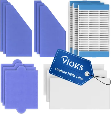 Produktbild von Filter Set passend wie Thomas 787241 Lamellenfilter Abluftfilter Schutzfilter für Staubsauger