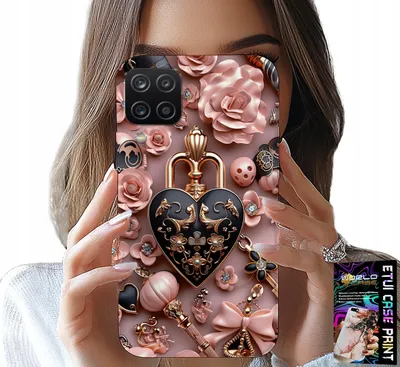 Obrázok produktu pre Puzdro Pre Samsung A12 / M12 - Feminine Designs Padlock Heart Case + Sklo