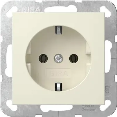 Obrázok produktu pre GIRA 446601, Schuko, Krém, Lesklý, 250 V, 16 A, 250 V