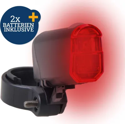 Zdjęcie produktu dla Tylna lampka rowerowa Filmer 40209 LED z bateriami