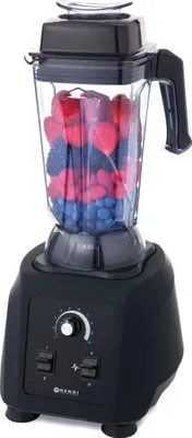 Zdjęcie produktu dla Hendi 230718, Blender stołowy, 2 l, Funkcja pulse, Rozgniatacz do lodu, 1680 W, Czarny