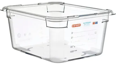 Zdjęcie produktu dla Pojemnik ARAVEN GN 1/2, poliwęglan, głębokość: 150 mm, pojemność: 9 l