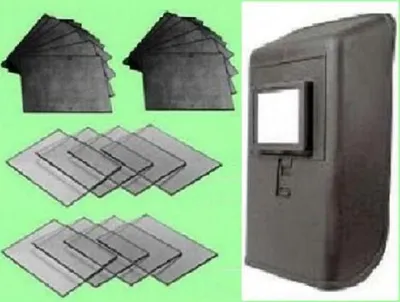 Image de Ecran de soudage Ecran de soudage avec 20 verres 10x transparents + 10x DIN 9