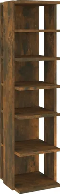 Produktbild von vidaXL Schuhregal Räuchereiche 27,5x27x102 cm Holzwerkstoff