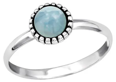 Produktbild von Ring Amazonit Silber 925 Damenring 52 (16.5 mm Ø)