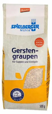 Produktbild von Spielberger Mühle Gerstengraupen, demeter (500g) - 1 Beutel