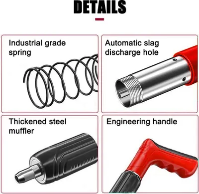 Produktbild von Portable Home Fit Up Metal Plate Nailer Multifunktions-Wandbefestigungswerkzeug Arbeitssparende Nagelmaschine WandnägelSchussmaschine
