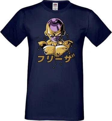 Produktbild von Herren T-Shirt Anime Manga Dragon Anime Manga Ball Z Frieza 01 Frieza Dbz, Man S / Dunkelblau