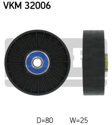Produktbild von SKF VKM 32006 Umlenkrolle Keilrippenriemen für FIAT PUNTO (188) BRAVO II (198) Doblo Cargo (223) Doblo Kombi (119, 223) für ALFA ROMEO 147 (937)