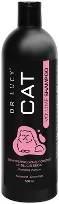 Imagen del producto de Dr. Lucy – Champú Voluminizante Para Gatos, 500 Ml. Champú Concentrado Para Aumentar El Volumen Del Pelo, Ideal Para Gatos De Pelo Largo