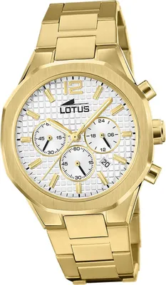 Produktbild von Lotus Edelstahl Herren Uhr Armbanduhr gold Elegant Classic D2UL18868/1