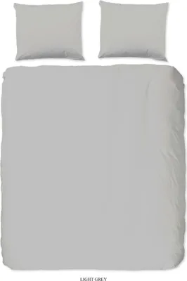 Immagine prodotto di Set di biancheria da letto Good Morning tinta unita 200×200/220 cm grigio chiaro