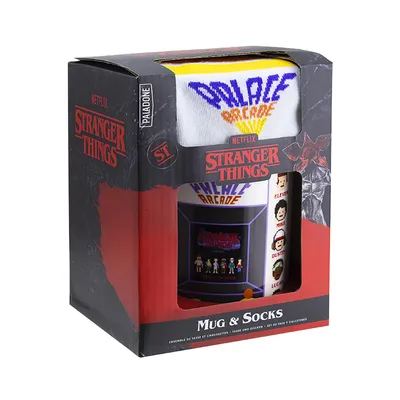 Obrázok produktu pre Sada hrnčeka a ponožiek s motívom seriálu Stranger Things