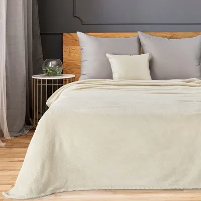 Produktbild von Wohndecke Sofadecke Krabbeldecke Kniedecke Sofadecke RICKY 1 beige 150x200 cm beige