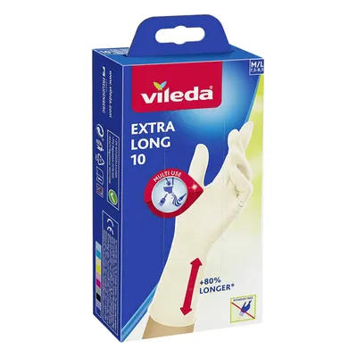 Immagine prodotto di Guanti monouso Vileda Extra Long M/L