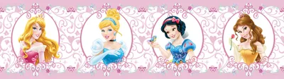 Immagine prodotto di Carta da parati autoadesiva Disney principesse rosa - 600004 - 14 x 500 cm