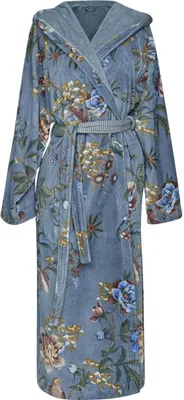 Imagen del producto de Pip Studio. Bata de baño "Secret Garden". Color: Azul. Talla: XS