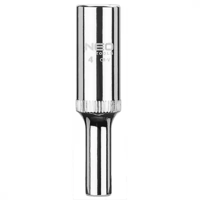 Obrázok produktu pre NEO TOOLS Dlhá šesťhranná objímka 1/4", 4 mm, superlock