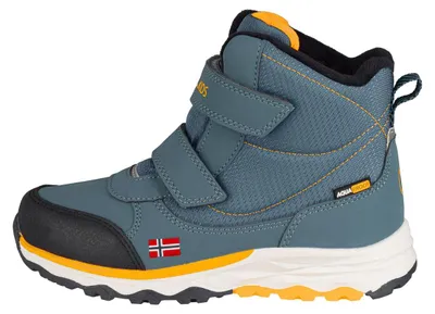 Produktbild von TROLLKIDS Hafjell wasserdichte Kinder Winter Stiefel blau EU 32