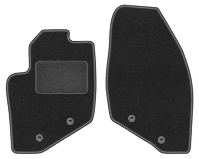 Image de Tapis avant en moquette pour Volvo S60 I 2000-2009 (liftback) – 2 pièces, gris graphite, sur mesure – Wielganizator LUX