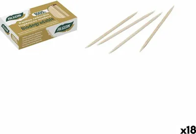 Zdjęcie produktu dla Patyczki dentystyczne Algon Wood 1000 sztuk (18 sztuk)