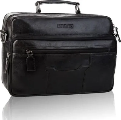 Produktbild von TBS-322 SCHWARZE VINTAGE-Tasche für Herren