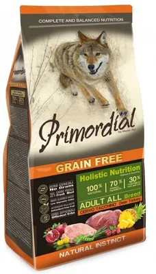 Zdjęcie produktu dla Primordial Dog Grain Free Adult Deer & Turkey 12kg