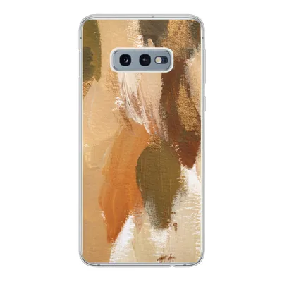 Produktbild von MuchoWow® Handyhülle Schutzhülle Hülle für Samsung Galaxy S10e Farbe - Orange - Grün Silikon Softcase Handy Hülle - Handy