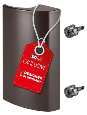 Immagine prodotto di Maniglia per portafinestra SOTECH SEJA II – Interasse 48 mm, marrone