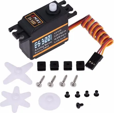 Produktbild von EMAX ES3001 Standard 43g Servo für RC Helicopter Boat Airplane black