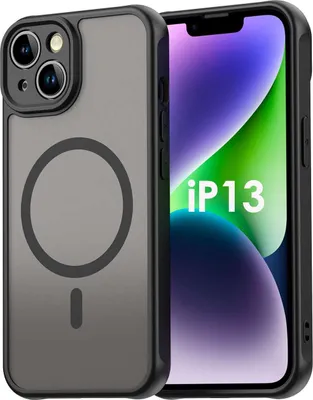 Produktbild von Handyhülle für Apple iPhone 13 Matt Case Schutzhülle Kratzfest Passgenau Schwarz