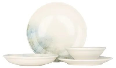 Produktbild von Kütahya Porselen Geschirrset (Medium)  - Earth - 24 teilig - 6 Personen - Porzellan