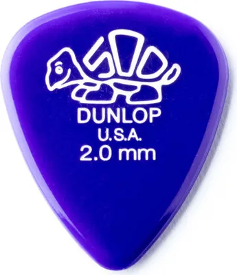 Immagine prodotto di 72x Dunlop Delrin 500 Plektren - 2,00 mm - viola