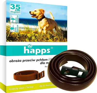 Obrázek produktu pro Happs obojek proti blechám a klíšťatům pro malé psy 35 cm