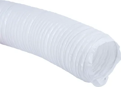 Produktbild von Optimairo N52056 Flexschlauch Lüftungssystem Abluftschlauch Dunstabzug geräuscharm Kunststoff weiß 6m flexibel energieeffizient