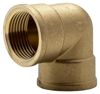 Image de Raccord coude laiton femelle - femelle 1"