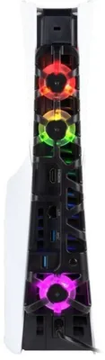 Obrázek produktu pro Konix 61889000051, Chladicí ventilátor, PlayStation 5 Slim, Černá, Více, 3 ventilátor/ventilátory, 400 mm