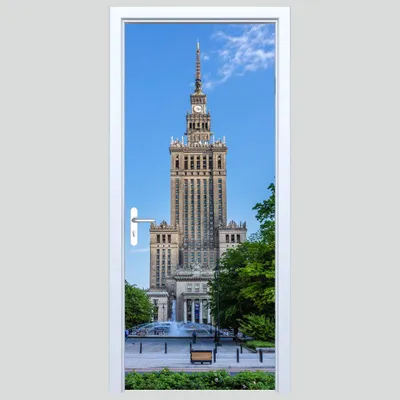 Obrázok produktu pre Látková nálepka na dvere Kulturpalast 268PD
