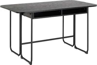 Produktbild von Darlington Esstisch 140x40, 80cm ausziehbar schwarz.