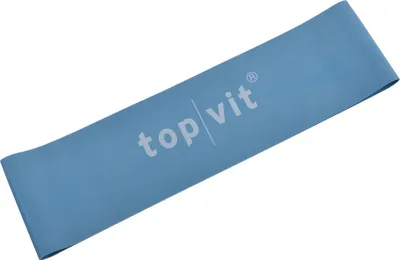 Produktbild von top vit Loops XL Fitnessband aus Latex - Widerstandsbänder für Gymnastik, Fitness, Yoga, Pilates, blau-extra stark, 7,6 cm x 30 cm