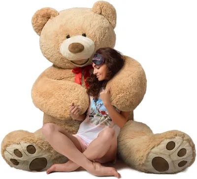Obrázok produktu pre Veľký plyšový medvedík, výška 150 cm, svetlohnedý
