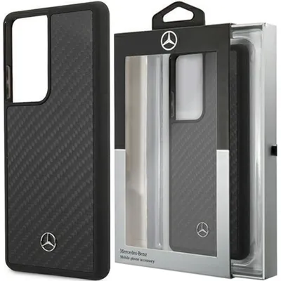 Produktbild von Mercedes MEHCS21LRCABK S21 Ultra G998 schwarz Carbon Hartschalenkoffer Dynamic Line Handyhülle