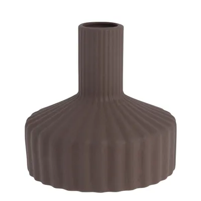 Produktbild von Storefactory Vase Samset Braun (16cm)