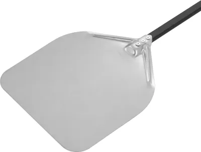 Produktbild von TECHNICA Pizzaschieber 355x405x1500 mm – Quadratische Pizzaschaufel Ergonomischer Aluminiumgriff – Pizzaschieber aus Edelstahl – Ideal für Steinofen & Gas Pizzaofen